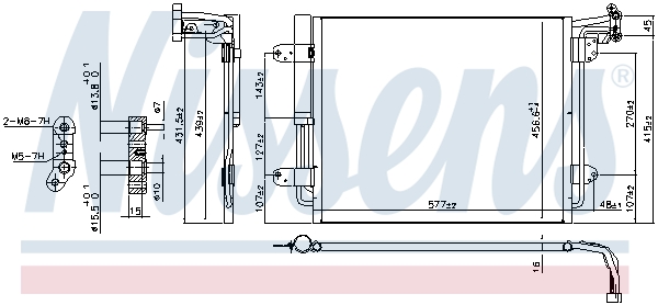 Nissens Airco condensor 940802