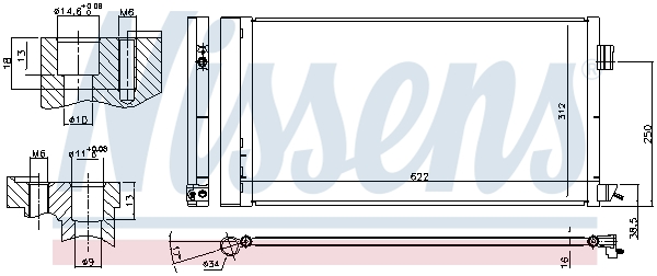 Nissens Airco condensor 940809