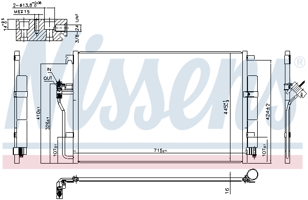 Nissens Airco condensor 940826