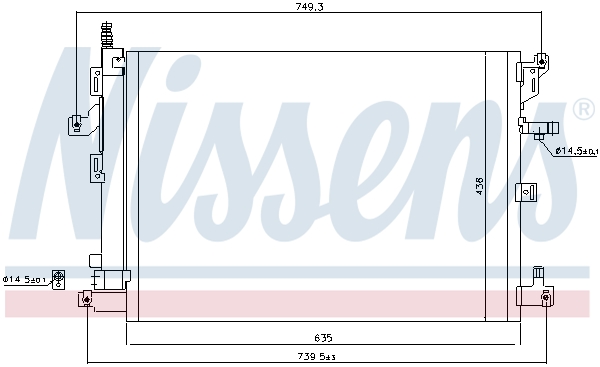 Nissens Airco condensor 940830