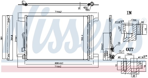 Nissens Airco condensor 940834