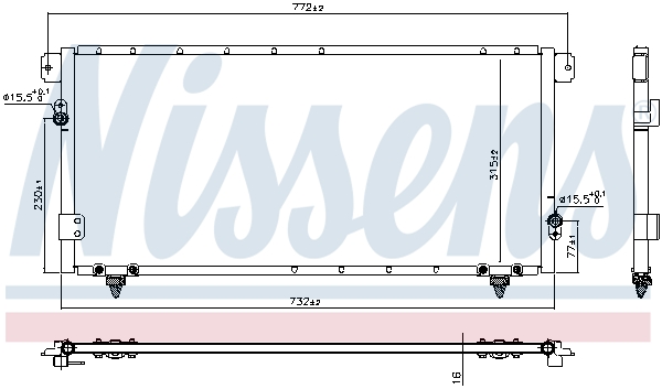 Nissens Airco condensor 940838