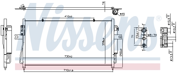 Nissens Airco condensor 940840