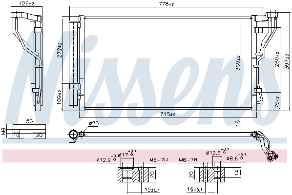 Nissens Airco condensor 940851