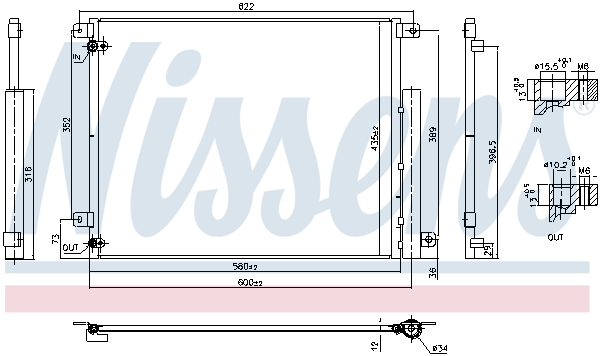 Nissens Airco condensor 940853