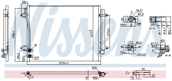 Nissens Airco condensor 940864