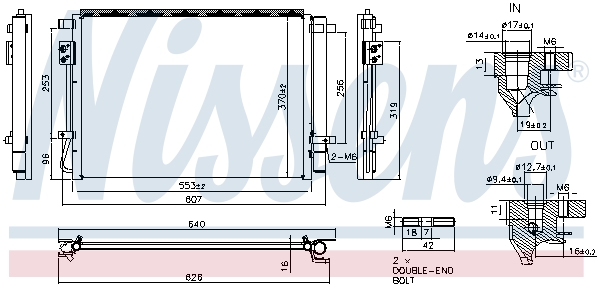 Nissens Condensor, airconditioning 940874