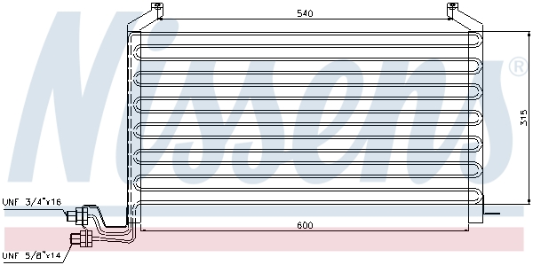 Nissens Airco condensor 94088