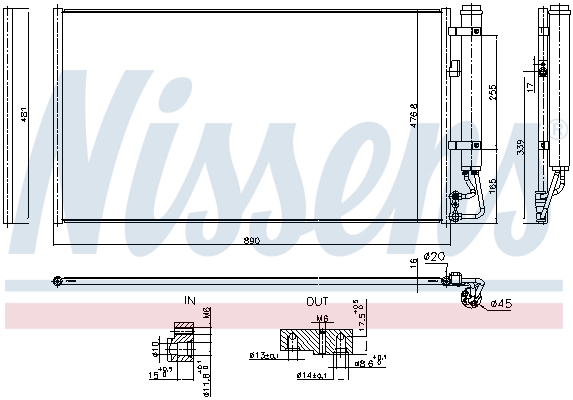 Nissens Airco condensor 940900