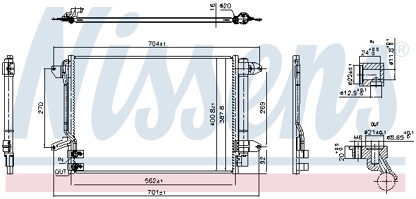 Airco condensor Nissens 940907