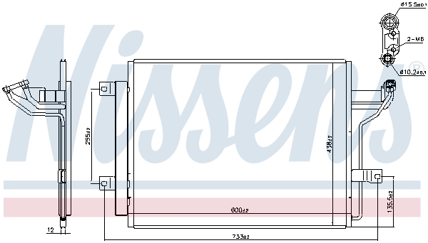 Airco condensor Nissens 940909