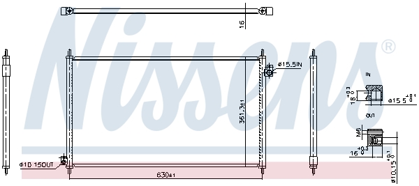 Airco condensor Nissens 940917