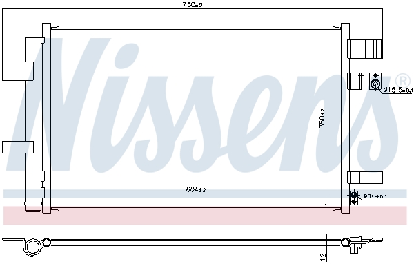Airco condensor Nissens 940933