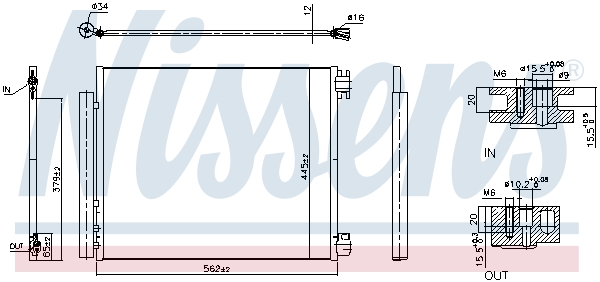 Airco condensor Nissens 940949