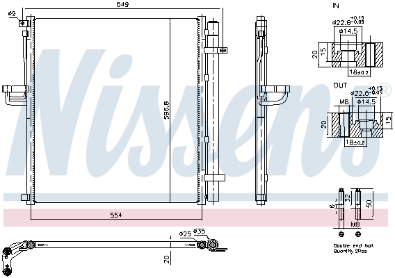 Airco condensor Nissens 940977