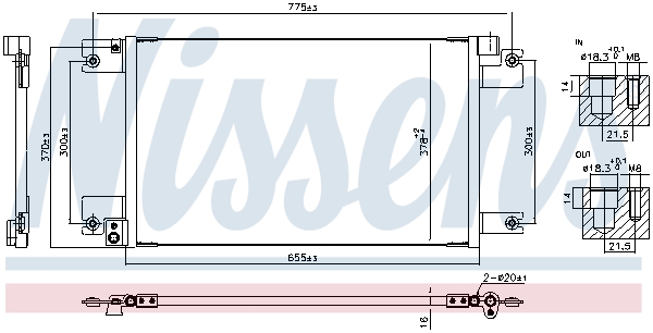 Nissens Condensor, airconditioning 940991