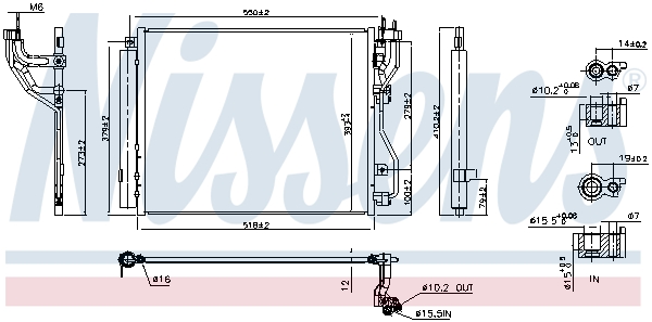 Nissens Condensor, airconditioning 941003