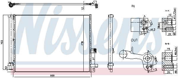 Nissens Condensor, airconditioning 941007