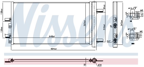 Nissens Airco condensor 941049