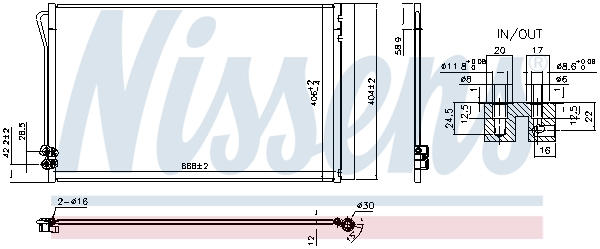 Nissens Airco condensor 941054