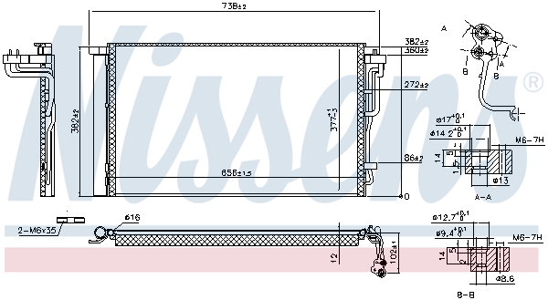 Nissens Airco condensor 941055