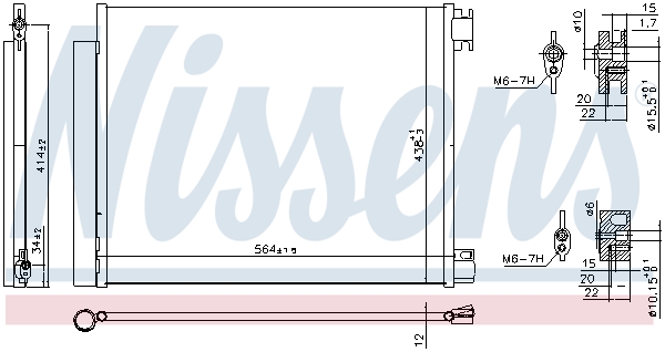 Nissens Airco condensor 941060