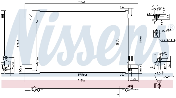 Nissens Airco condensor 941067