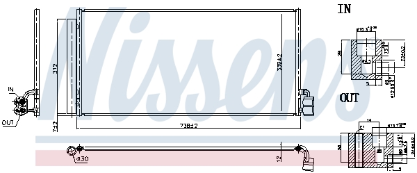 Nissens Airco condensor 941068