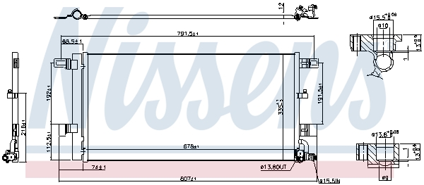 Nissens Airco condensor 941076