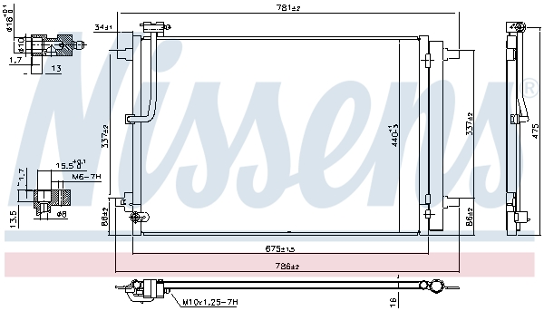 Nissens Airco condensor 941077