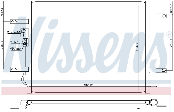 Nissens Airco condensor 941100