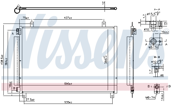 Nissens Airco condensor 941106