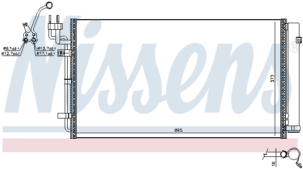 Nissens Airco condensor 941121