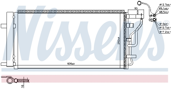 Nissens Airco condensor 941131
