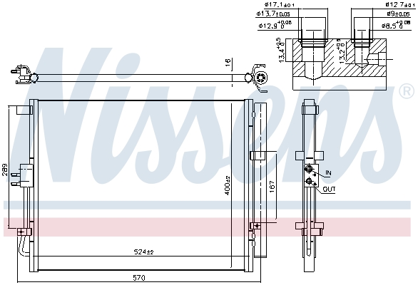 Nissens Airco condensor 941133