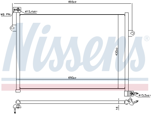 Nissens Airco condensor 941148