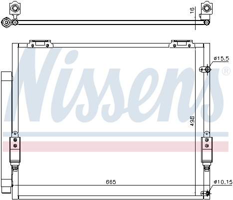 Nissens Airco condensor 941151