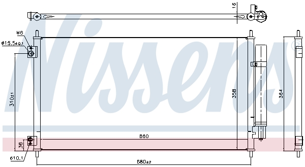Nissens Airco condensor 941152
