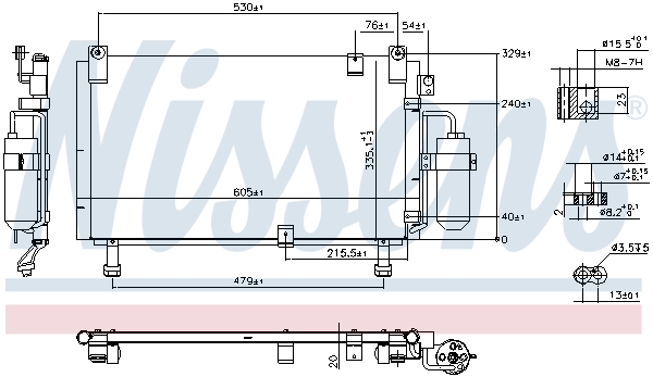 Nissens Airco condensor 941153