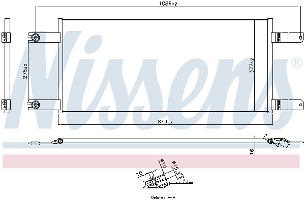 Nissens Airco condensor 941155