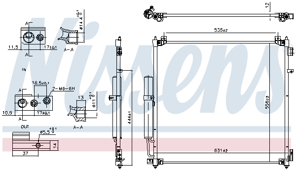 Nissens Airco condensor 941164