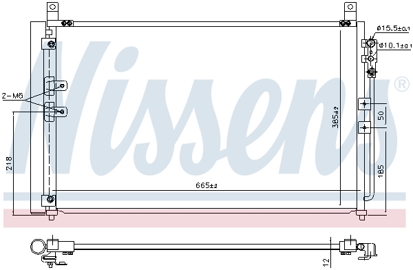 Nissens Airco condensor 941167