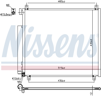 Nissens Airco condensor 941170