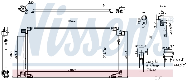 Nissens Airco condensor 941190