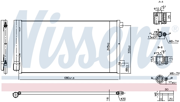 Nissens Airco condensor 941203