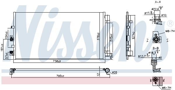 Nissens Airco condensor 941206