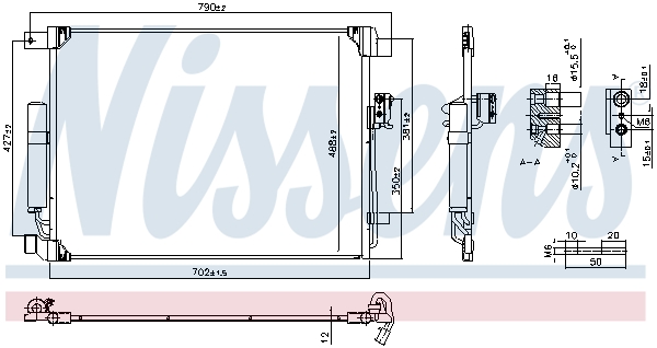 Nissens Airco condensor 941208