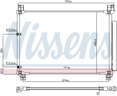 Nissens Airco condensor 941218