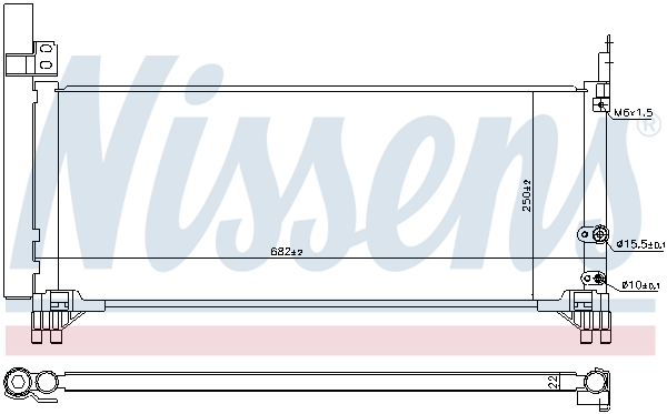 Nissens Airco condensor 941221