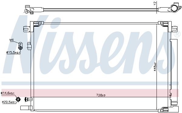 Nissens Airco condensor 941225